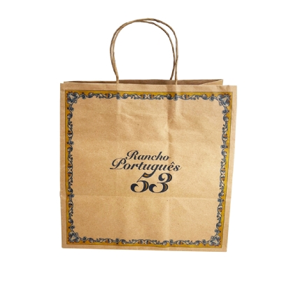 Sacola Kraft 110grs G (32 x 19 x 32 cm) - 50 Unidades (Venda Somente p/ Lojas rede Rancho 53)