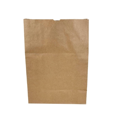 Saco Kraft (22 x 11,5 x 34 cm) Liso - 100 Unidades