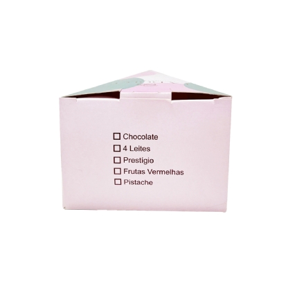 Embalagem Bolo Fatia c/ Berço (14,6 x 9 x 6,5 cm) Personalizada
