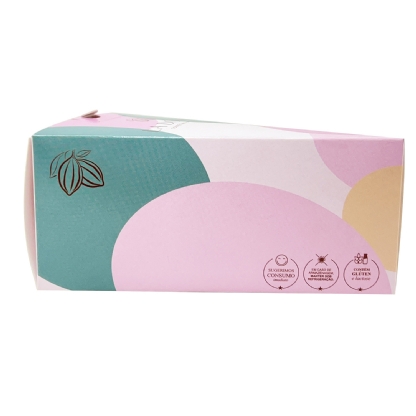 Embalagem Bolo Fatia c/ Berço (14,6 x 9 x 6,5 cm) Personalizada