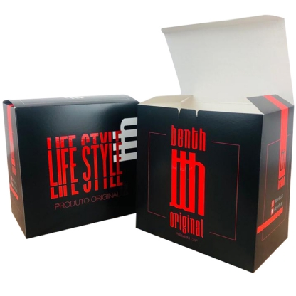 Caixa Para Boné c/ Laminação Fosca (19,5 x 12 x 19,5 cm) Personalizado