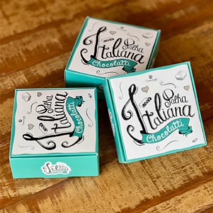 Embalagem Multiuso para Doces (9 x 9 x 4 cm) Personalizada