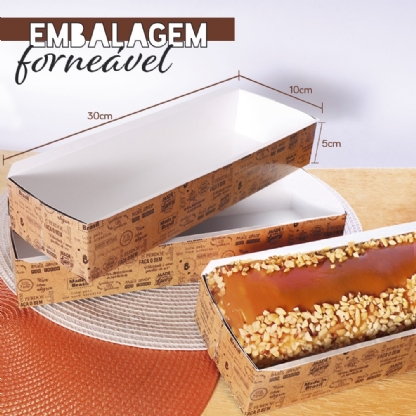 Forma Forneável para Pão (30 x 10 x 5 cm) Personalizada