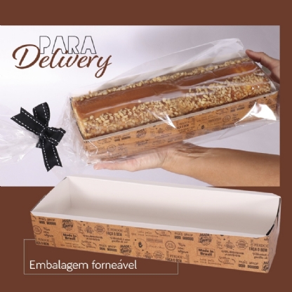 Forma Forneável para Pão (30 x 10 x 5 cm) Personalizada