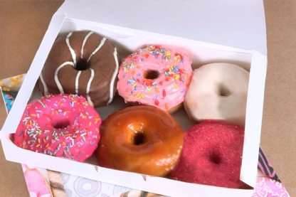 Embalagem para Donuts G (25 x 25 x 5 cm) Personalizada