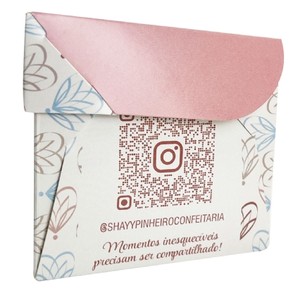Embalagem Bolo Fatia s/ Berço (14 x 9 x 7,5 cm) Personalizada