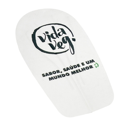 Colher de Papel c/ Laminação (7,3 x 3,8 cm) Personalizada