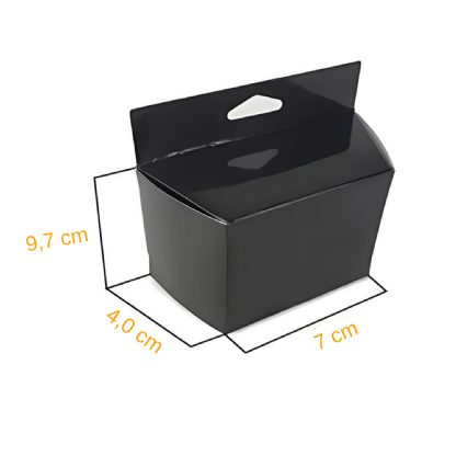 Caixa Jato Tinta ( 7,5 x 6,5 x 5,35 cm) Personalizada