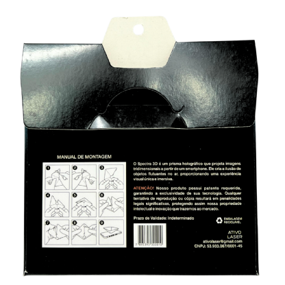 Embalagem Envelope (13 x 13 x 5 cm) Personalizada