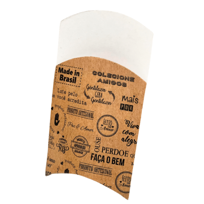 Embalagem Pizza Envelope Wrap Frases - 100 unidades