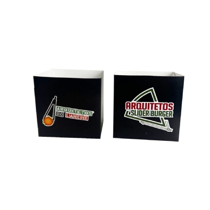 Embalagem Kit p/ 6 Mini Hamburger (22 x 15 x 6 cm) Personalizado