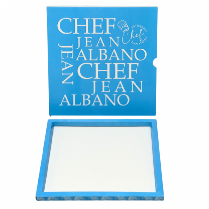 Embalagem Gaveta para Chocolate Gourmet (22 x 22 x 1 cm) Personalizada