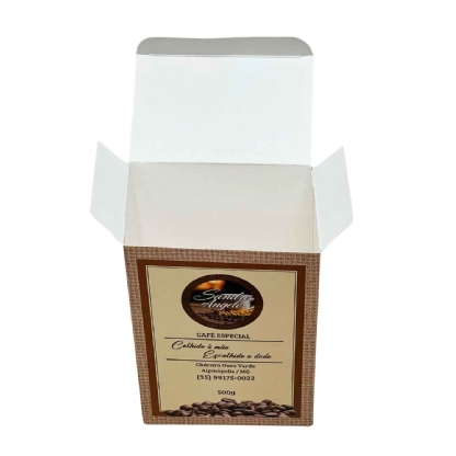 Embalagem para Café 500g (11,5 x 7,5 x 17 cm) Personalizada