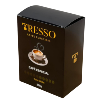 Embalagem para Café 250gr (11 x 7 x 14,5 cm) Personalizada