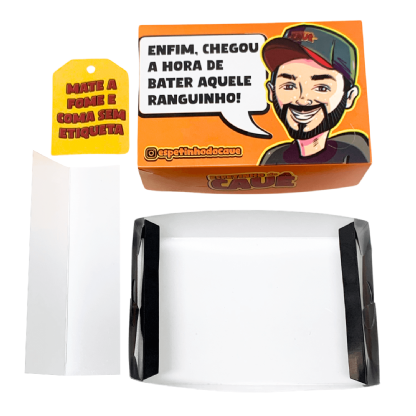Embalagem para Marmita Executiva P (15 x 10 x 5 cm) Personalizada