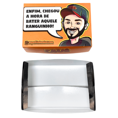 Embalagem para Marmita Executiva P (15 x 10 x 5 cm) Personalizada
