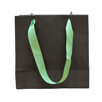 Sacola Offset Preta (14 x 7 x 14 cm) - 50 Unidades