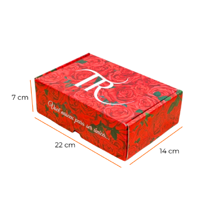 Embalagem para Envios Empastada (22 x 14 x 7 cm) Personalizada