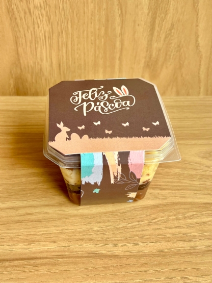 Cinta Para Bolo no Pote Páscoa (30,5 x 8 cm) - 100 unidades