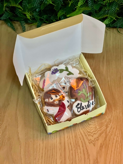 Embalagem para 9 Doces (12 x 12 x 4,5 cm) Páscoa - 100 unidades