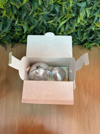 Caixa Lancheira para 2 Ovos de Páscoa de 150g - 5 Unidades