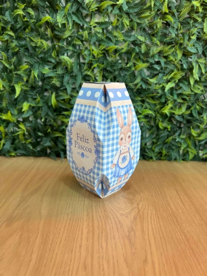 Caixa Gourmet p/ Ovo de Páscoa em pé 250g - 5 unidades
