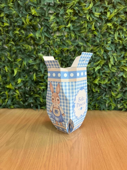 Caixa Gourmet p/ Ovo de Páscoa em pé 250g - 5 unidades