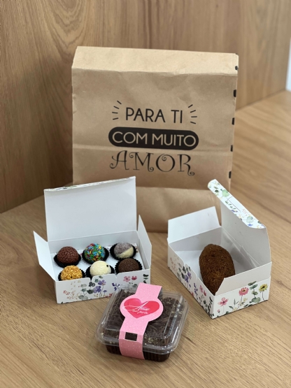 Cinta Para Pote 220ml (32,5 x 5,5 cm) Amor no Pote - 100 Unidades