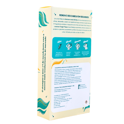 Embalagem para Kit Shampoo e Acessórios (13 x 5 x 23 cm) Personalizada
