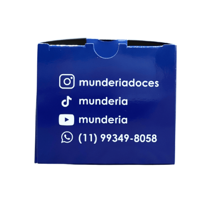 Embalagem Bolo Fatia c/ Berço (16,5 x 8 x 7 cm) Personalizada