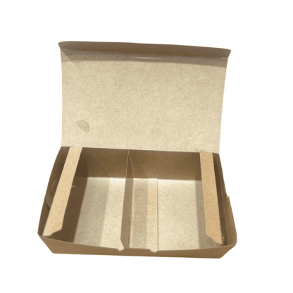 Embalagem Kraft Delivery c/ laminação Interna P (14 x 9 x 6 cm) - 100 Unidades