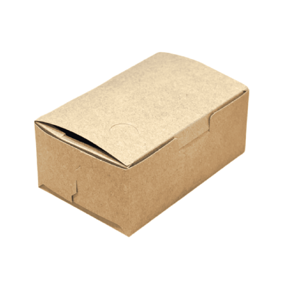 Embalagem Kraft Delivery c/ laminação Interna P (14 x 9 x 6 cm) - 100 Unidades