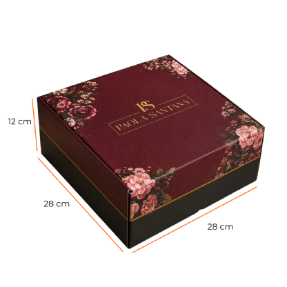 Embalagem de Envios Empastada (28 x 28 x 12 cm) Personalizada