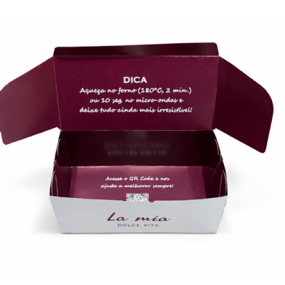 Embalagem para 6 Cookies (19 x 9 x 9 cm) Personalizada