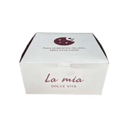 Embalagem para 12 Cookies (20 x 20 x 10 cm) Personalizada
