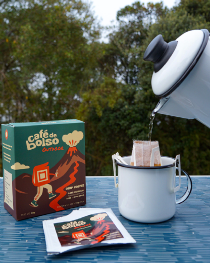 Embalagem para Drip Coffee (11 x 6,5 x 13 cm) Personalizada