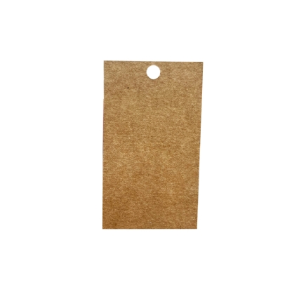 Tag Retangular Kraft 8x4 cm 100 Unidades