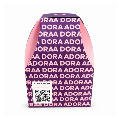 Embalagem para Panetone e Chocotone 500g (15 ,5 x 15,5 x 22,5 cm) Personalizado