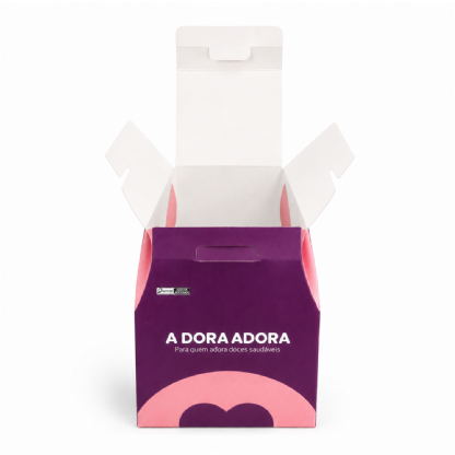Embalagem para Panetone e Chocotone 250g (9 x 9 x 12,5 cm) Personalizado