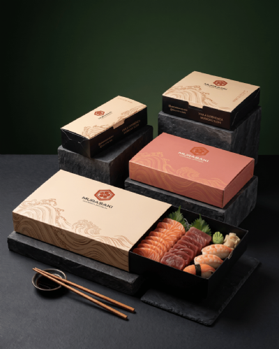 Embalagem para Sushi Gaveta (23 x 15 x 5 cm) Personalizada