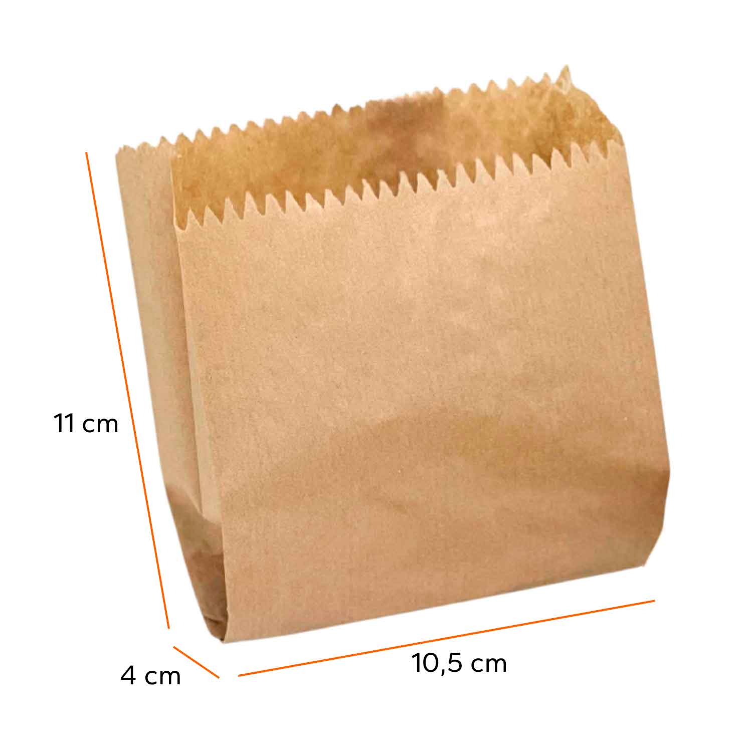 Saquinho de Papel (10,5 x 4 x 11 cm) - 500 unidades