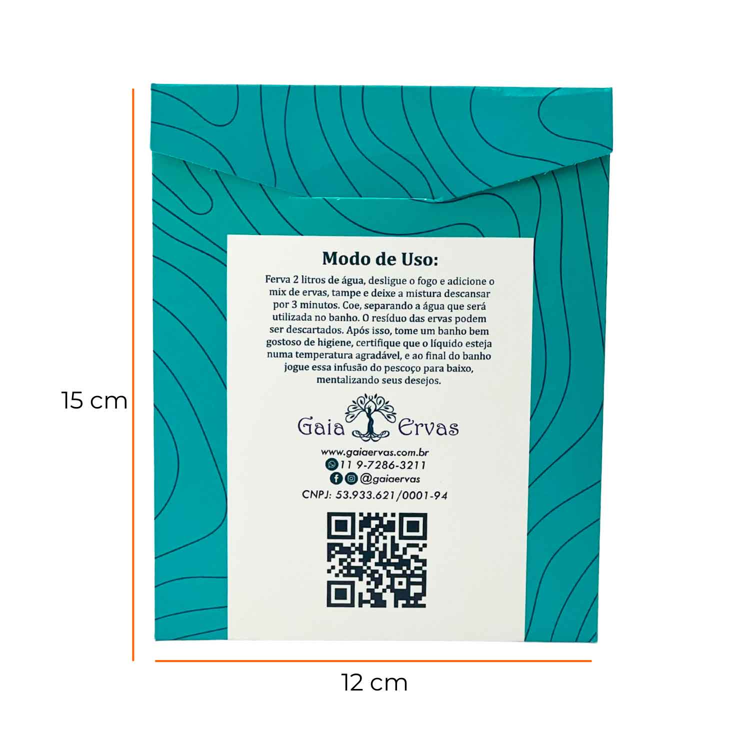 Embalagem Envelope (12 x 15 cm) Personalizada