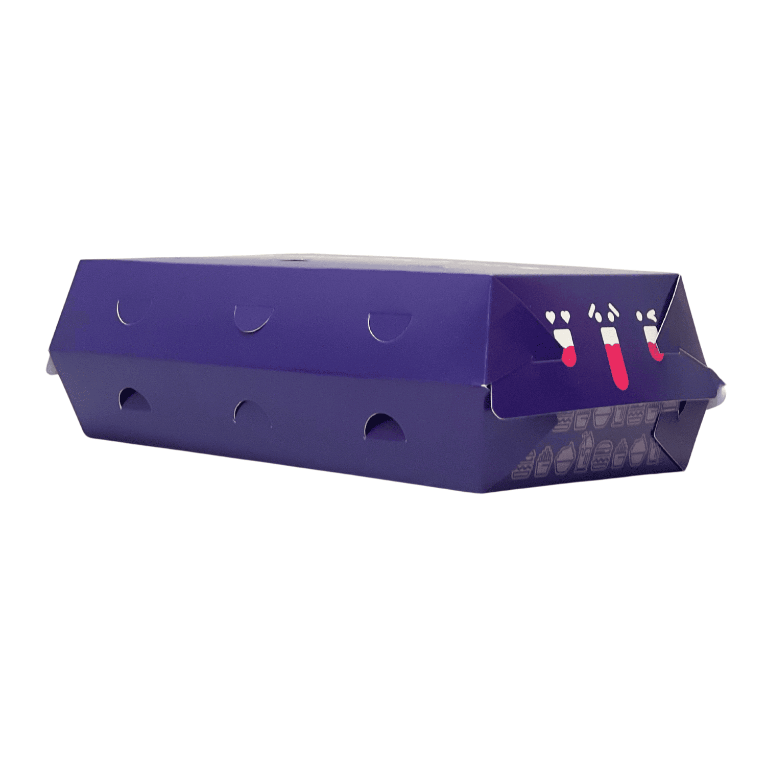 Embalagem Para Porção, Fritura (22 x 12 x 8 cm) Personalizada