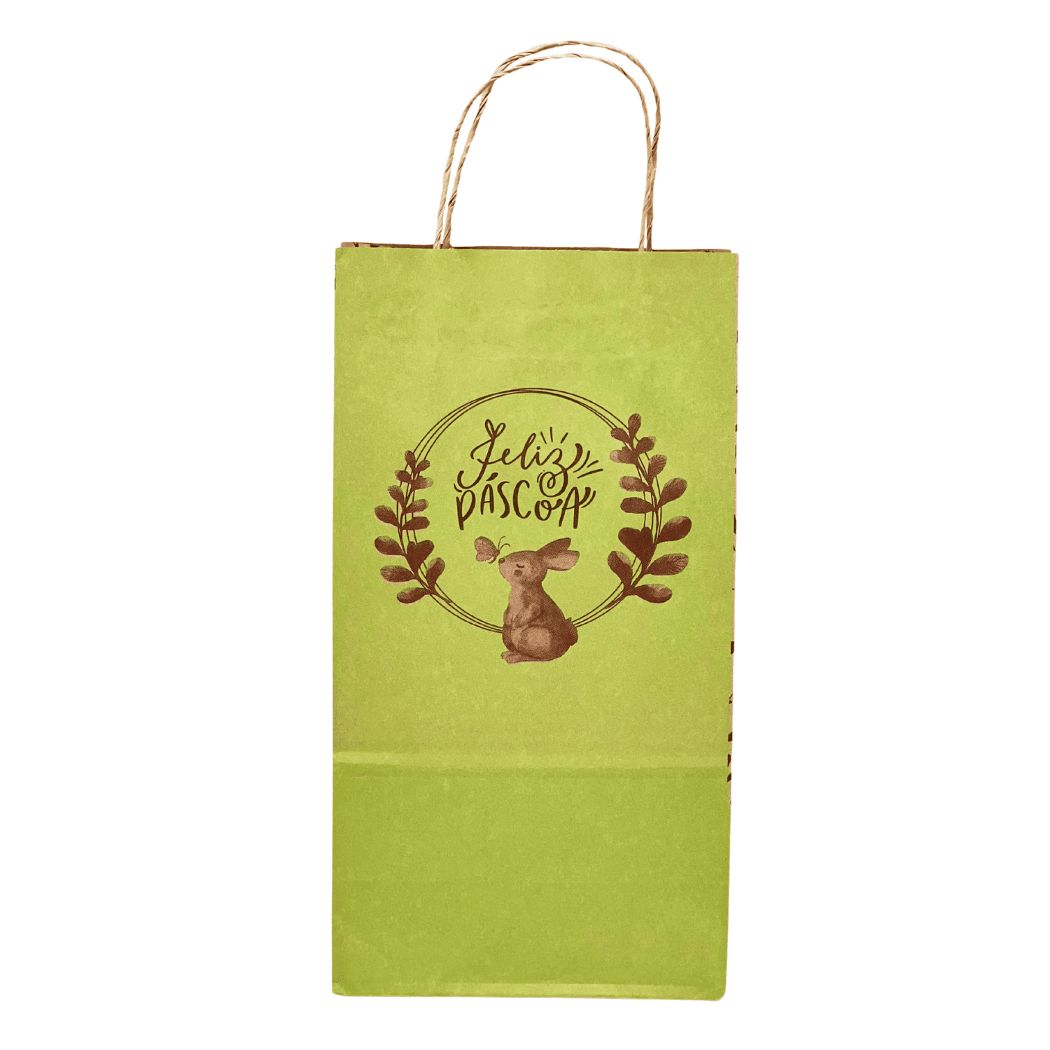 Sacola Kraft Pascoa Charme (18 x 10,5 x 26 cm) - 100 Unidades