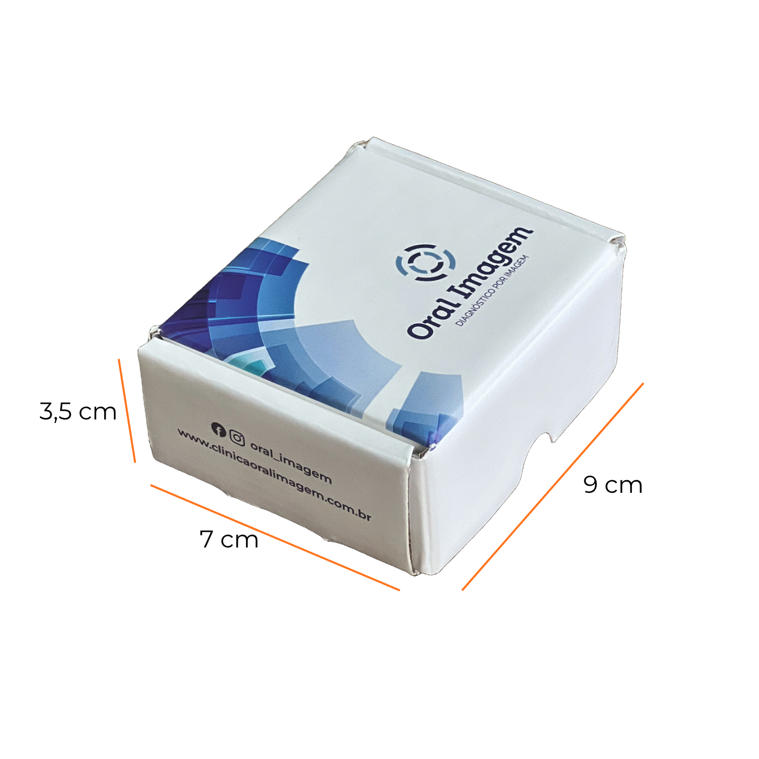 Embalagem para Envios Empastada (9 x 7 x 3,5 cm) Personalizada