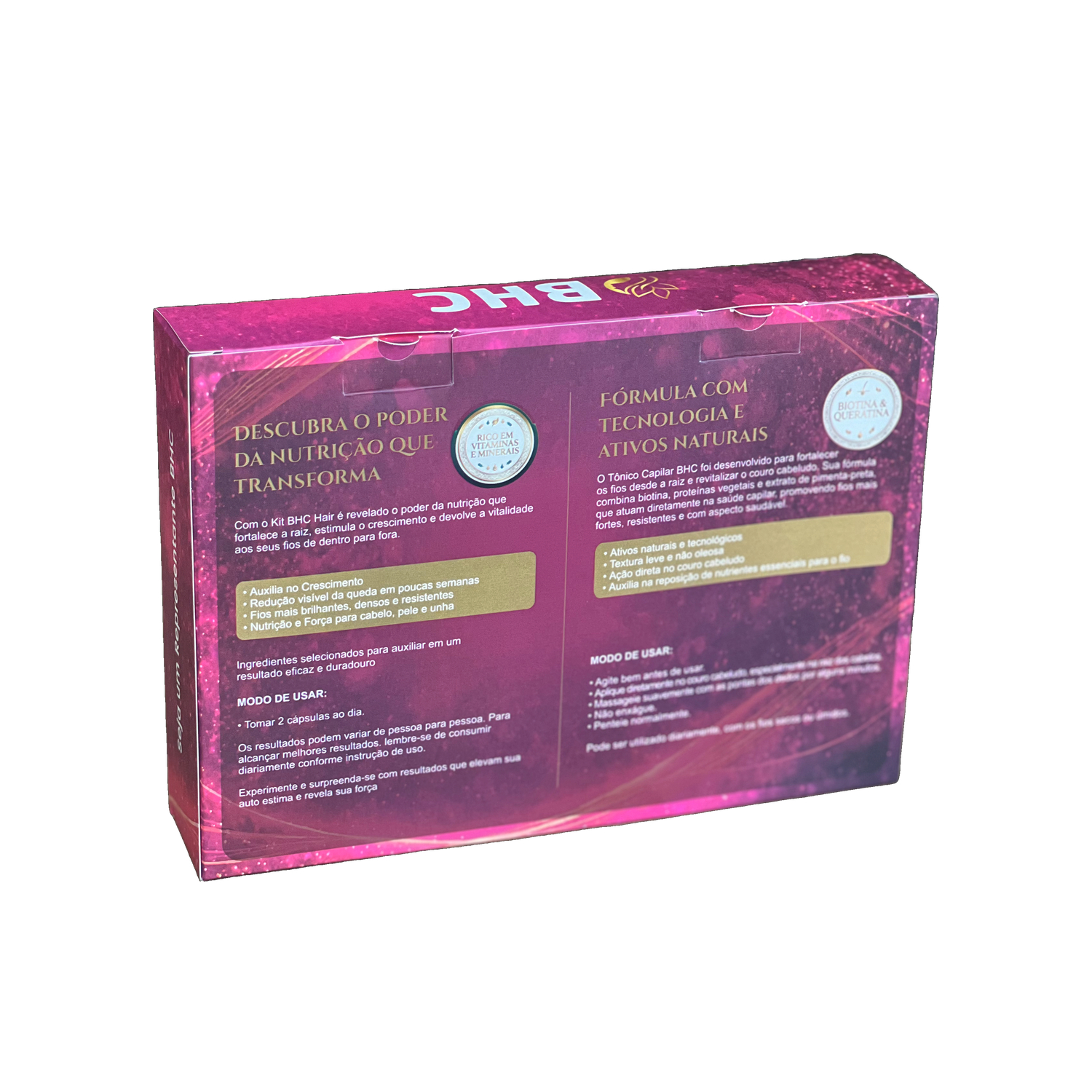 Embalagem para Kit Cosmeticos (20 x 6 x 15 cm) Personalizada