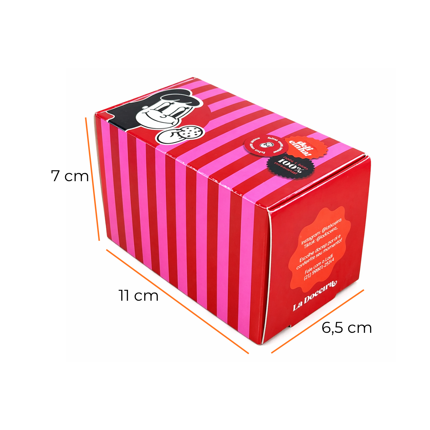 Embalagem Multiuso (11 x 6,5 x 7 cm) Personalizada