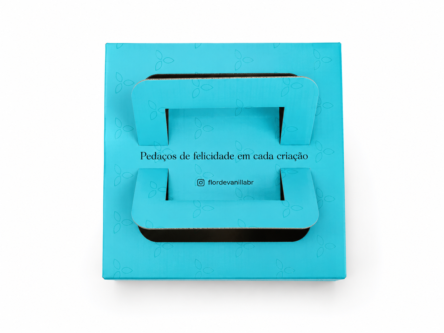 Embalagem Empastada para Bolo (21 x 21 x 7 cm) Personalizada