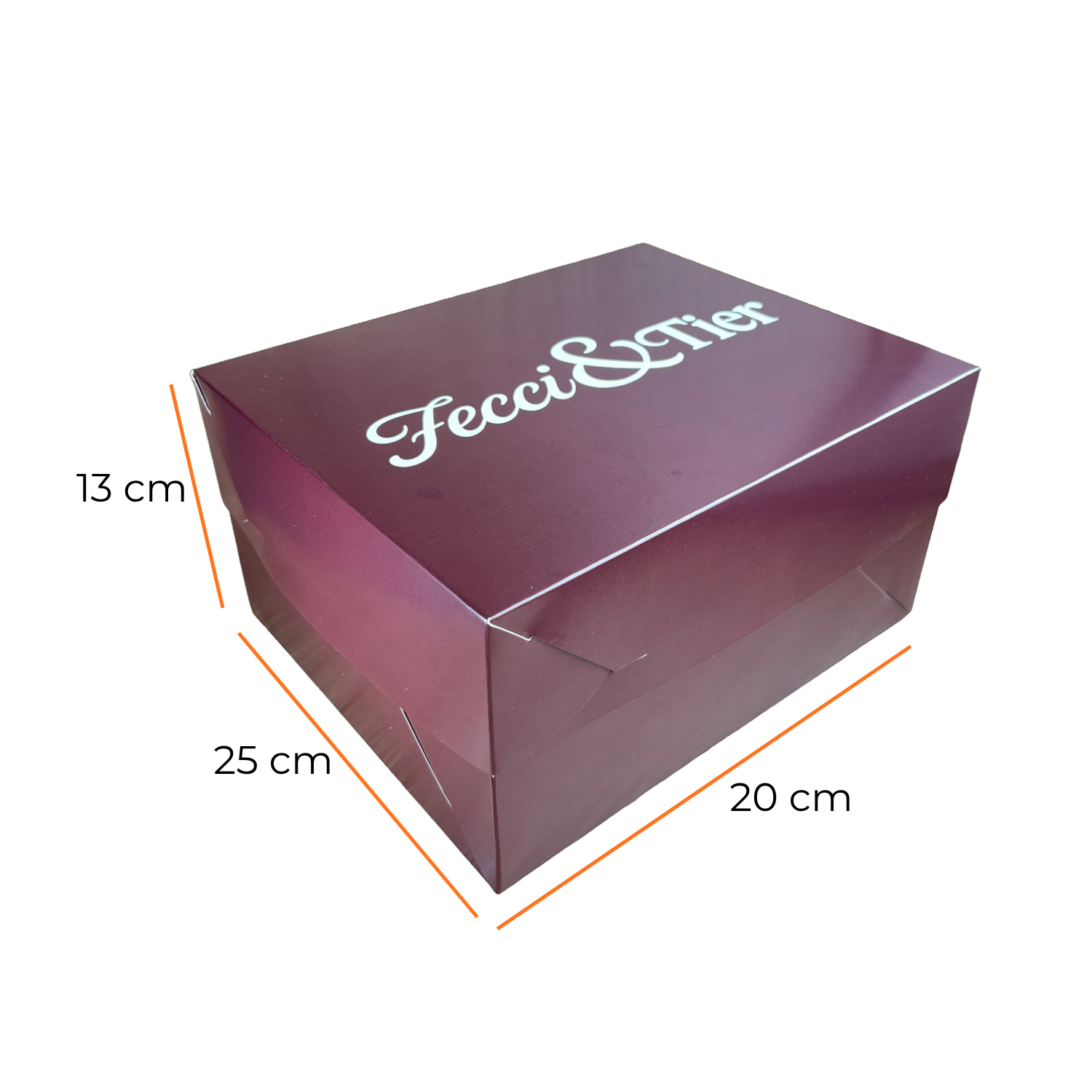Embalagem para Bolo (25 x 20 x 13 cm) Personalizada