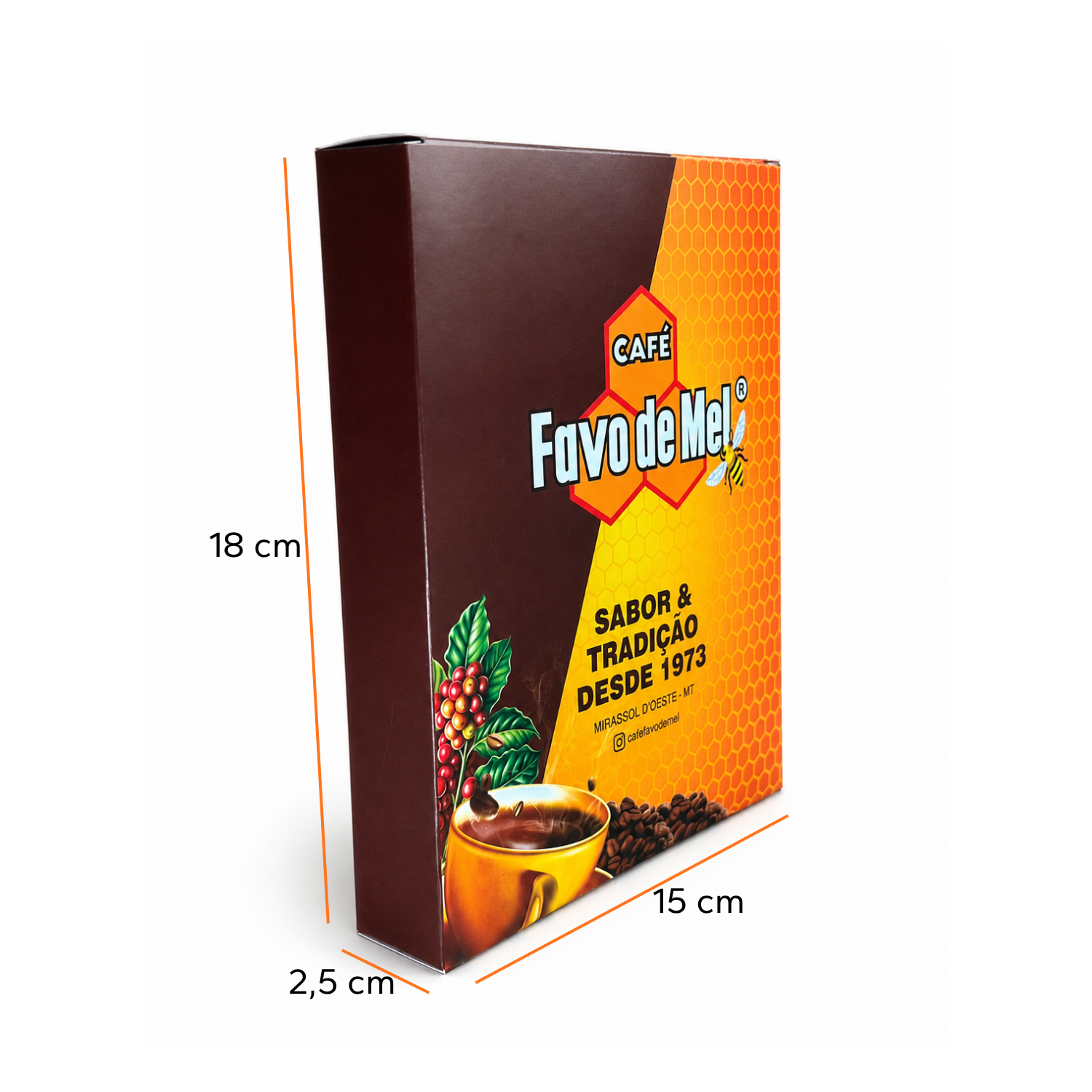 Embalagem para Café (15 x 2 x 18 cm) Personalizada